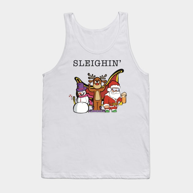 Sleighin' Tank Top by Art by Nabes